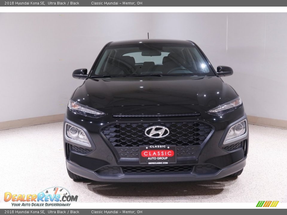 2018 Hyundai Kona SE Ultra Black / Black Photo #2