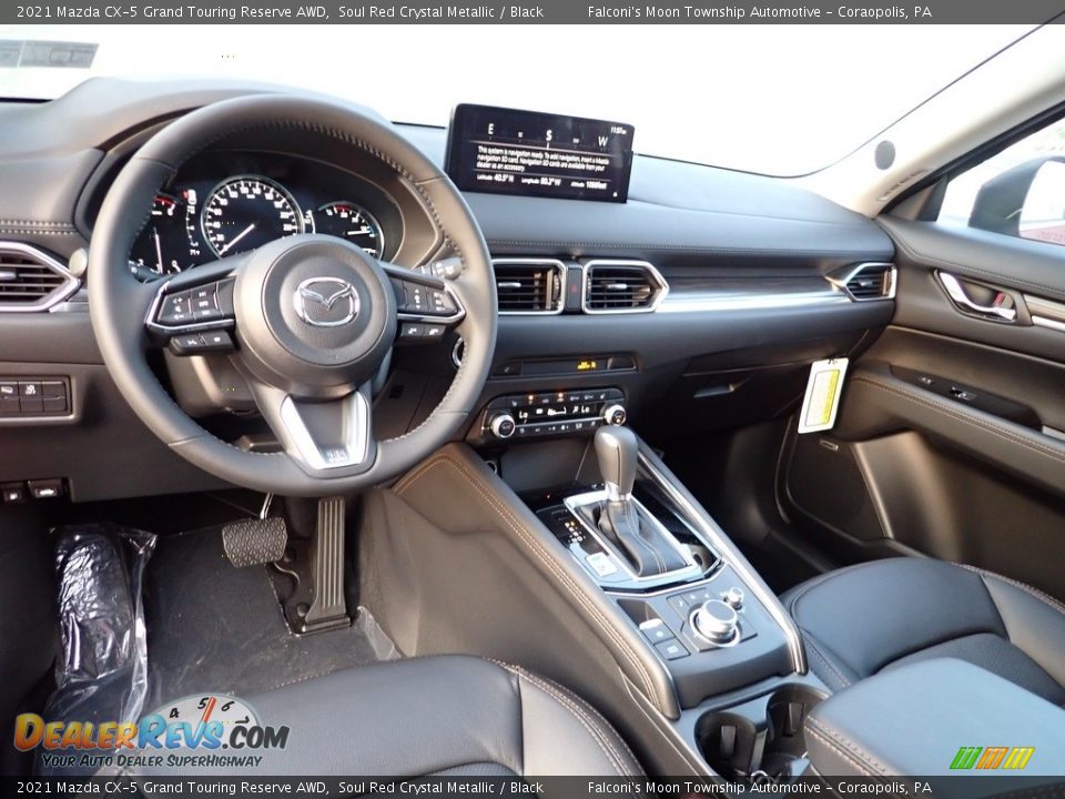 Black Interior - 2021 Mazda CX-5 Grand Touring Reserve AWD Photo #13