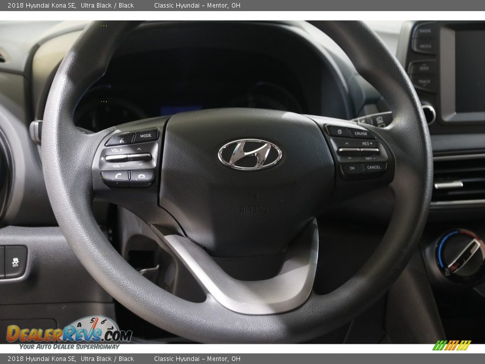 2018 Hyundai Kona SE Ultra Black / Black Photo #7