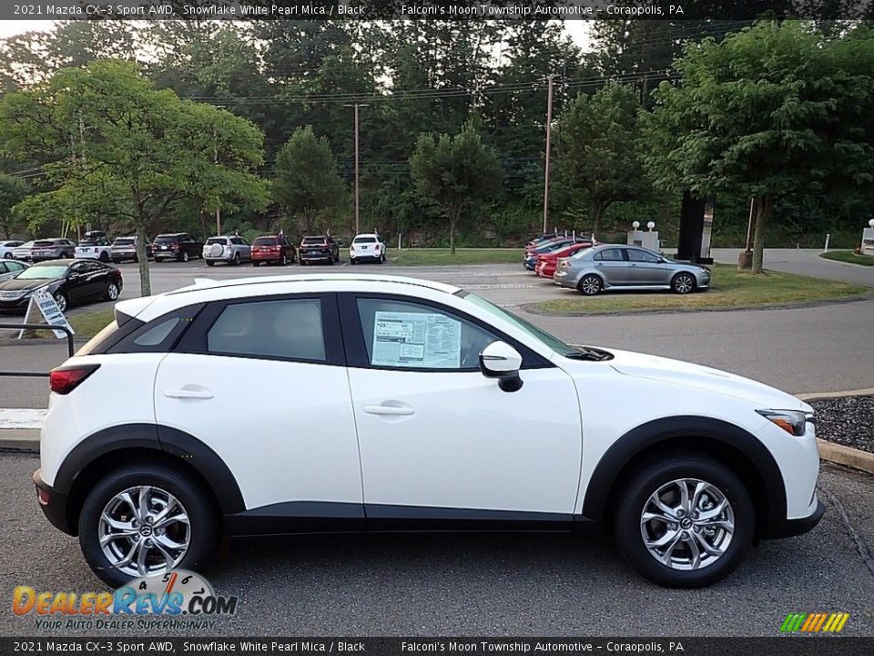 Snowflake White Pearl Mica 2021 Mazda CX-3 Sport AWD Photo #1