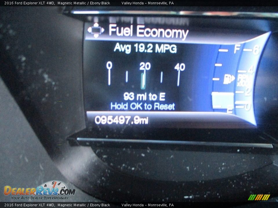 2016 Ford Explorer XLT 4WD Magnetic Metallic / Ebony Black Photo #20