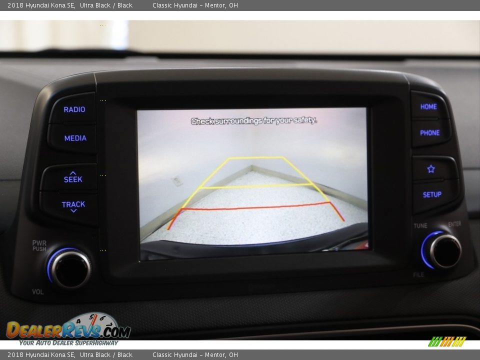 2018 Hyundai Kona SE Ultra Black / Black Photo #11