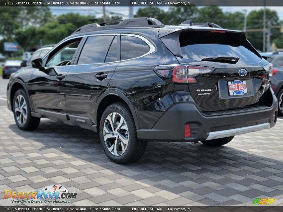2022 Subaru Outback 2.5i Limited Crystal Black Silica / Slate Black Photo #6