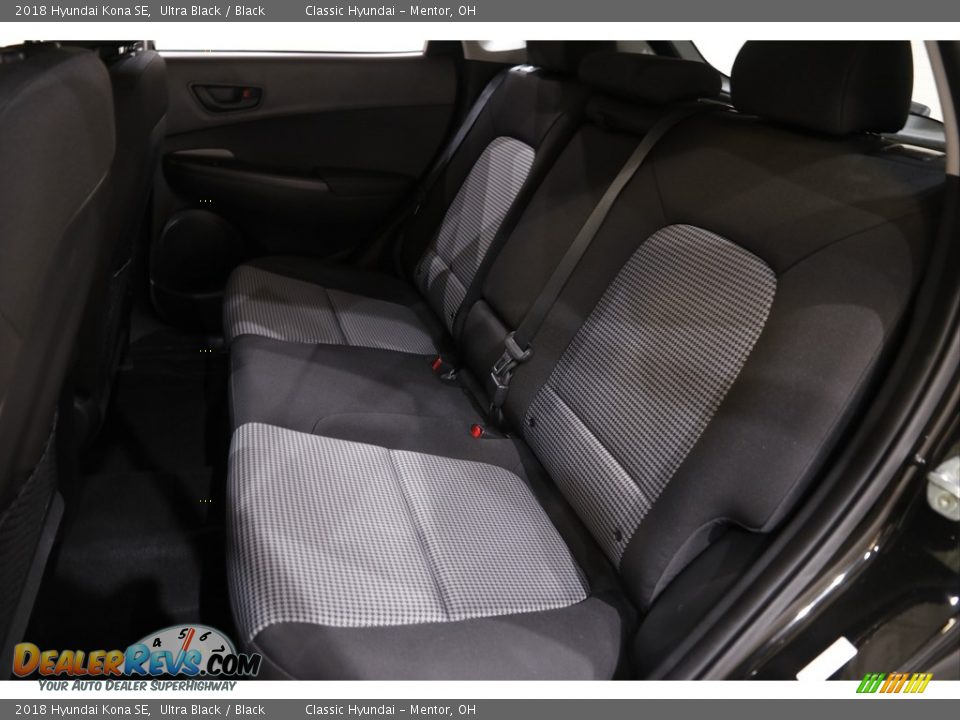 2018 Hyundai Kona SE Ultra Black / Black Photo #16