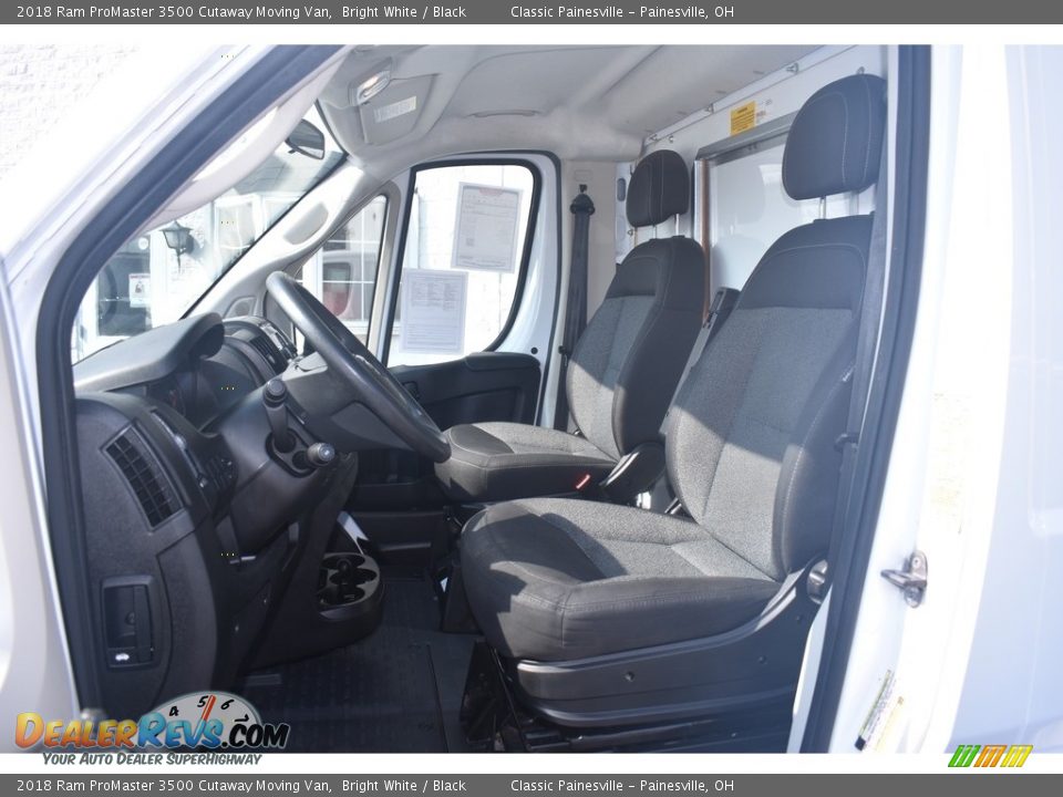 2018 Ram ProMaster 3500 Cutaway Moving Van Bright White / Black Photo #6