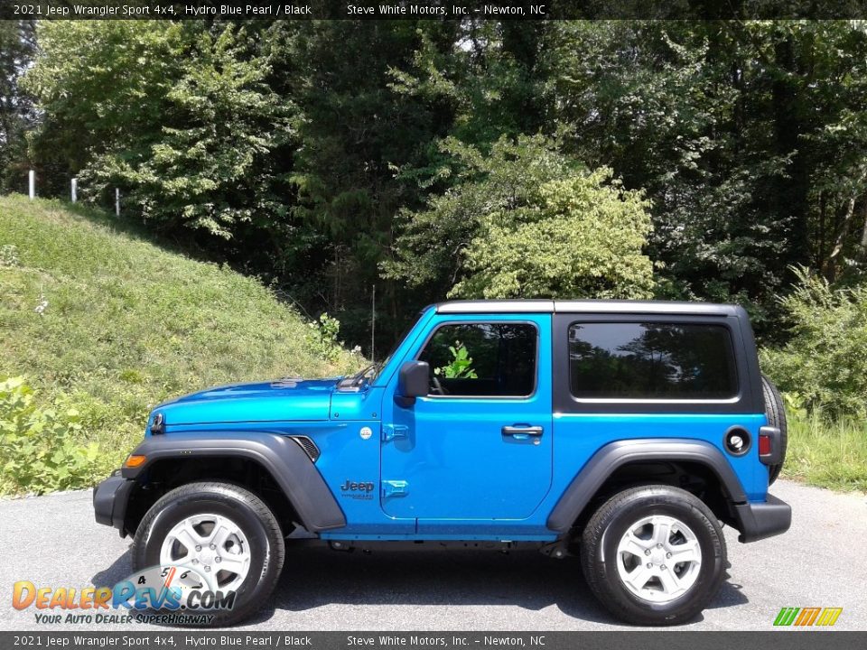 Hydro Blue Pearl 2021 Jeep Wrangler Sport 4x4 Photo #1