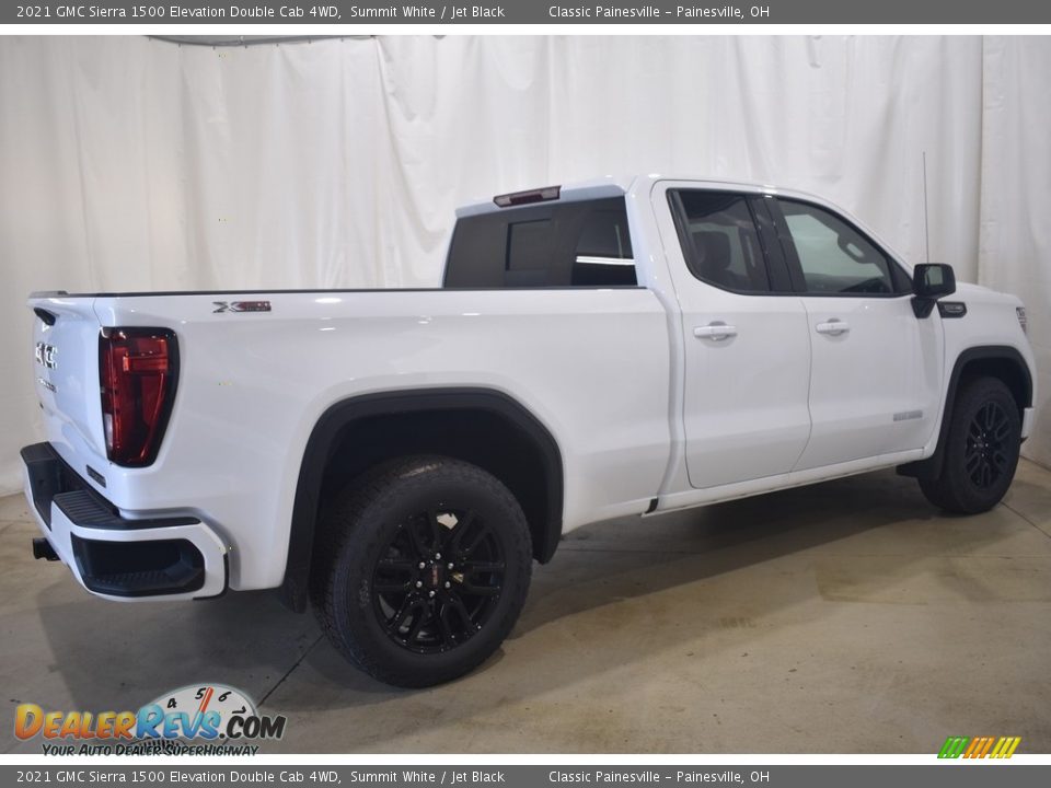 2021 GMC Sierra 1500 Elevation Double Cab 4WD Summit White / Jet Black Photo #2