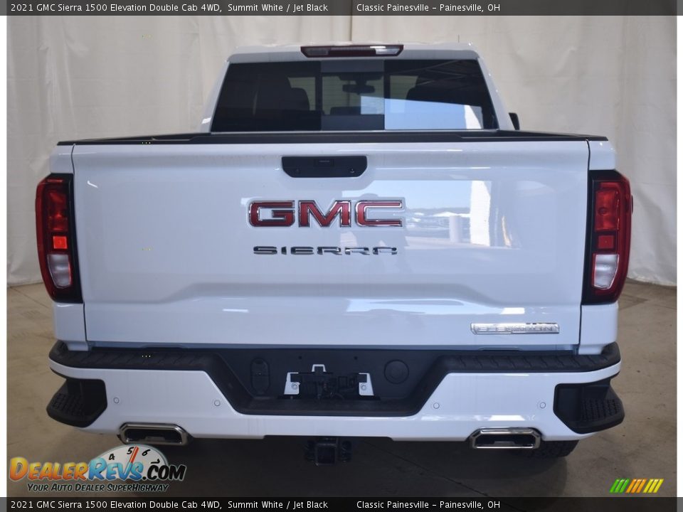 2021 GMC Sierra 1500 Elevation Double Cab 4WD Summit White / Jet Black Photo #3