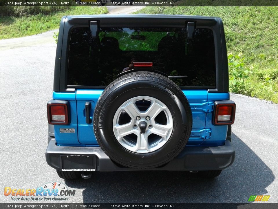 2021 Jeep Wrangler Sport 4x4 Hydro Blue Pearl / Black Photo #7