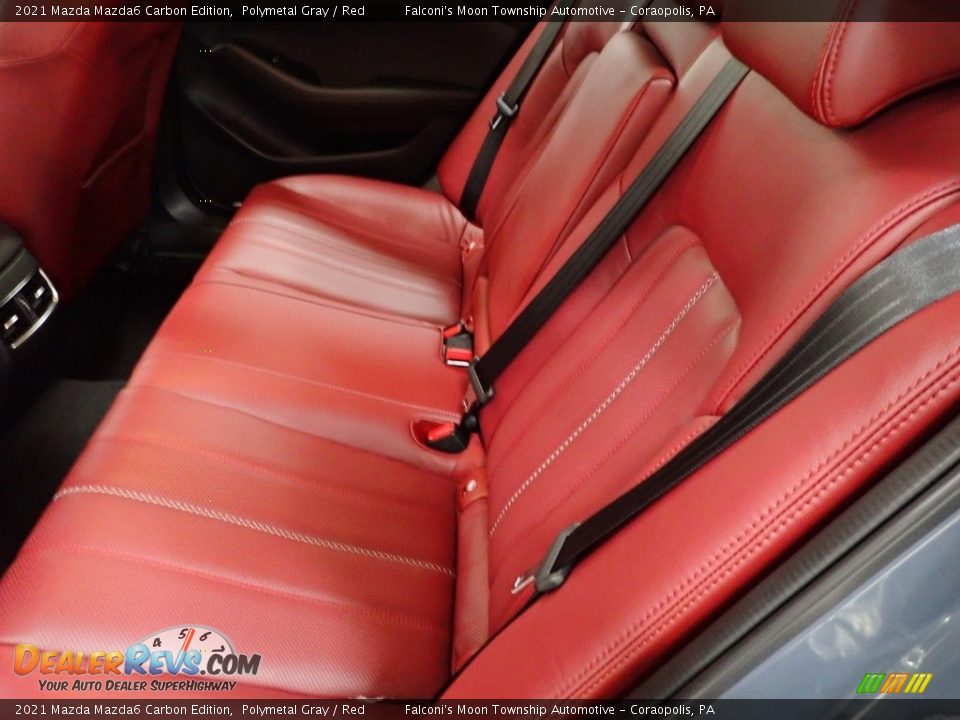 Rear Seat of 2021 Mazda Mazda6 Carbon Edition Photo #11