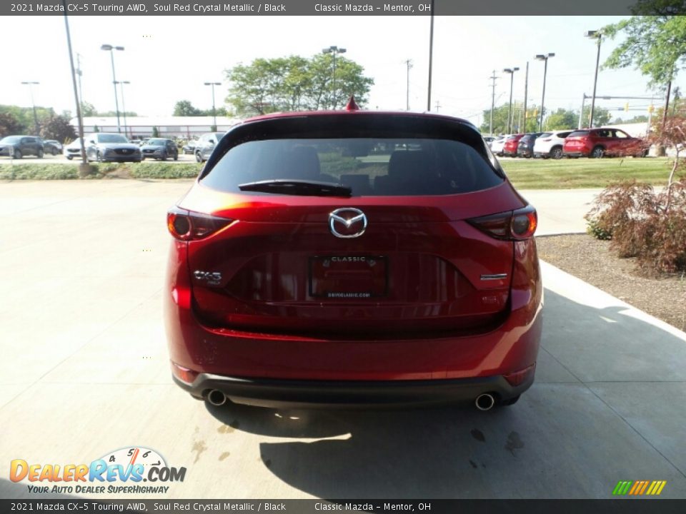 2021 Mazda CX-5 Touring AWD Soul Red Crystal Metallic / Black Photo #5