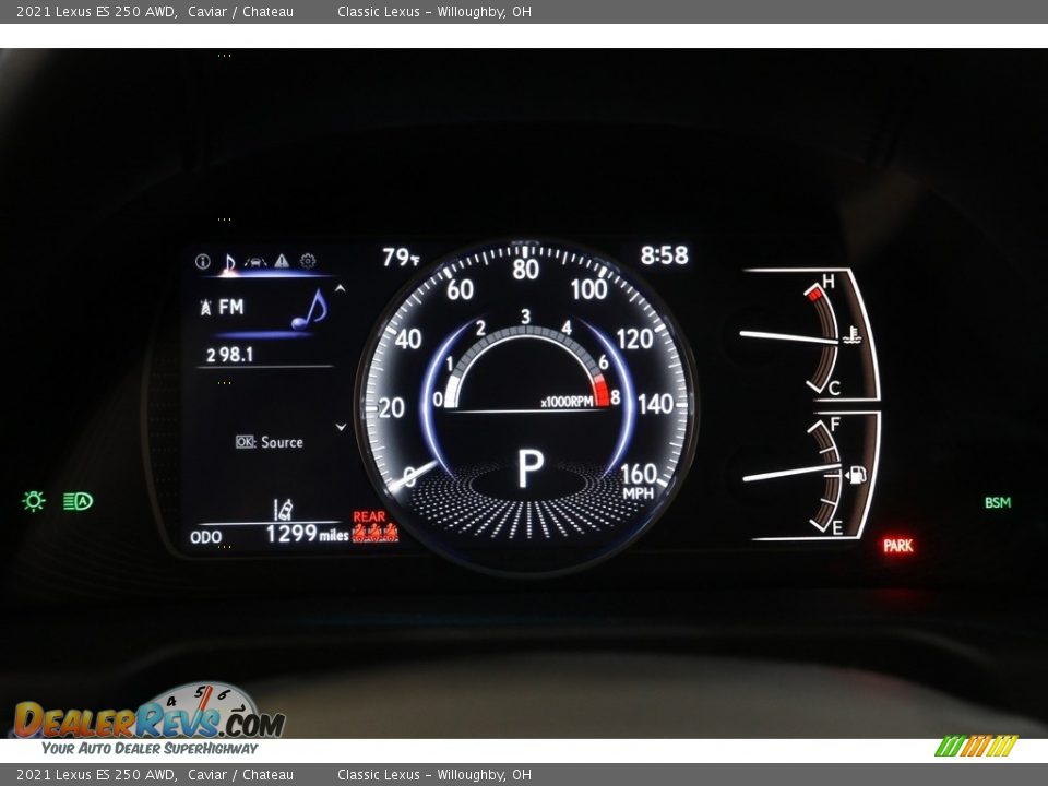 2021 Lexus ES 250 AWD Gauges Photo #8