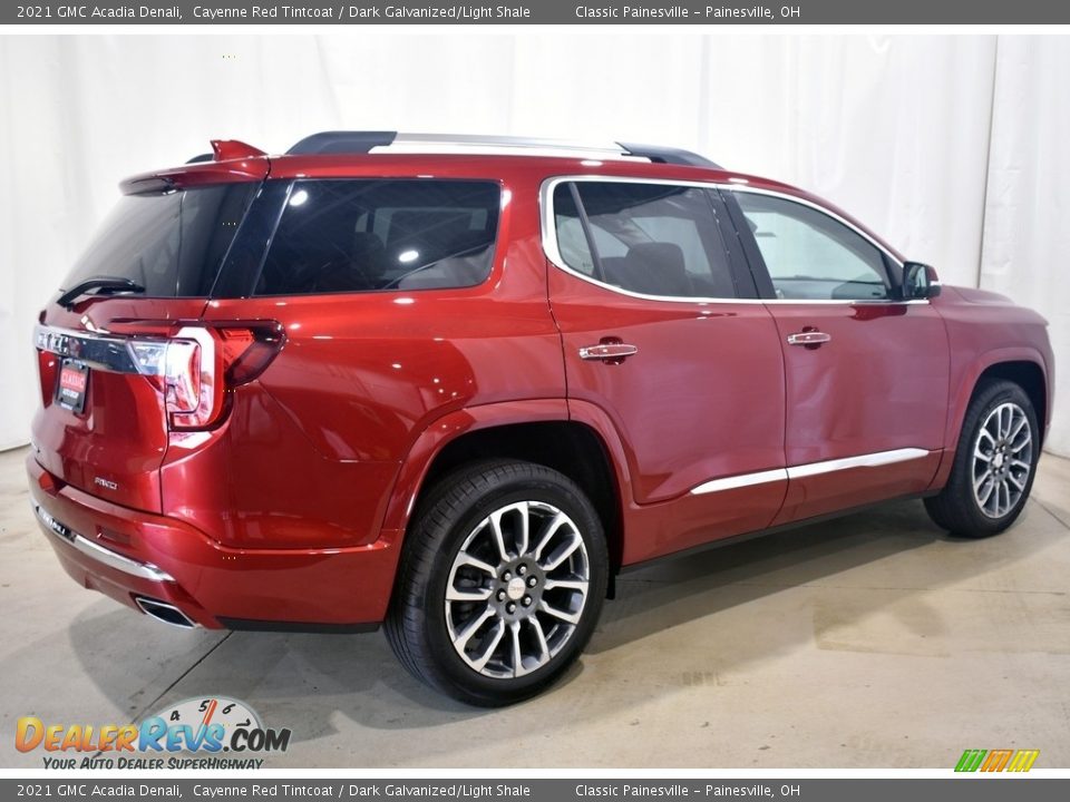 2021 GMC Acadia Denali Cayenne Red Tintcoat / Dark Galvanized/Light Shale Photo #2