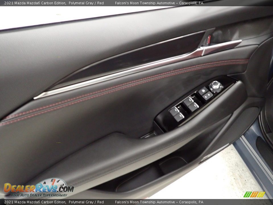 2021 Mazda Mazda6 Carbon Edition Polymetal Gray / Red Photo #13