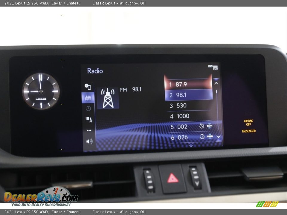 Controls of 2021 Lexus ES 250 AWD Photo #11