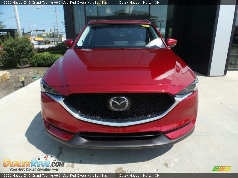 2021 Mazda CX-5 Grand Touring AWD Soul Red Crystal Metallic / Black Photo #2