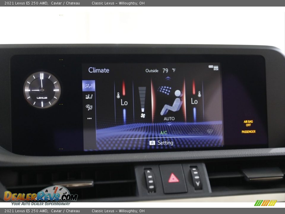 Controls of 2021 Lexus ES 250 AWD Photo #13