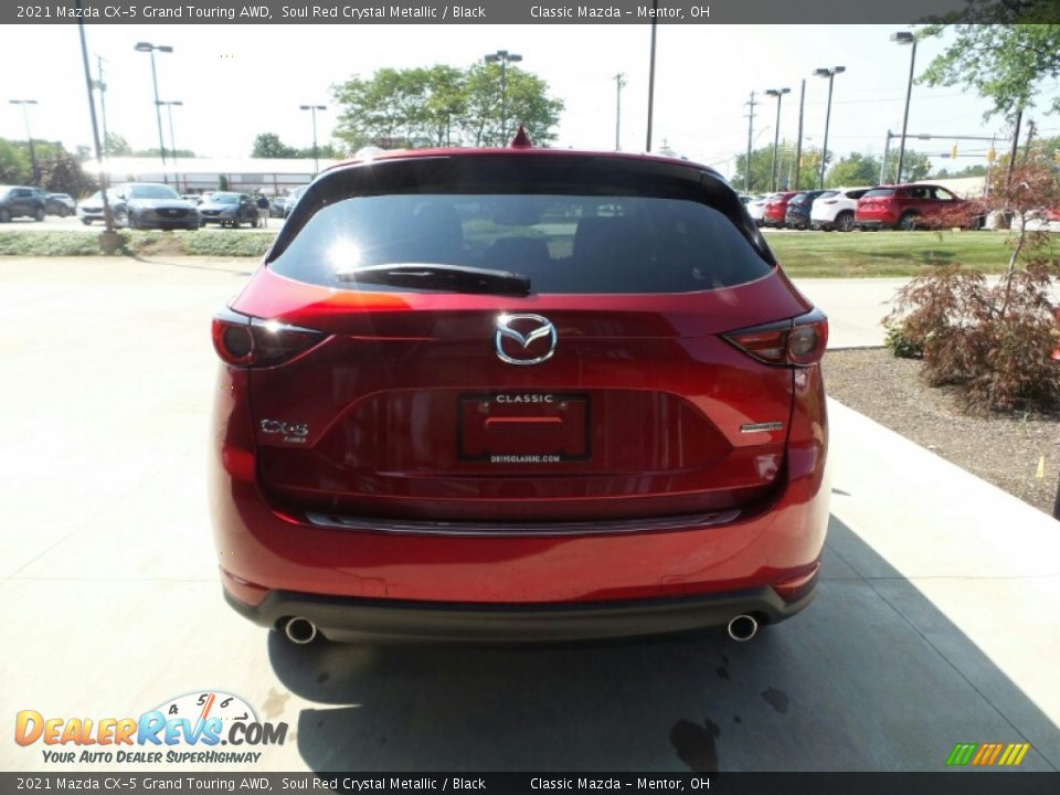 2021 Mazda CX-5 Grand Touring AWD Soul Red Crystal Metallic / Black Photo #5