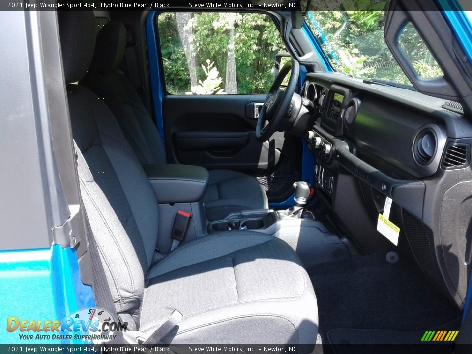 2021 Jeep Wrangler Sport 4x4 Hydro Blue Pearl / Black Photo #16