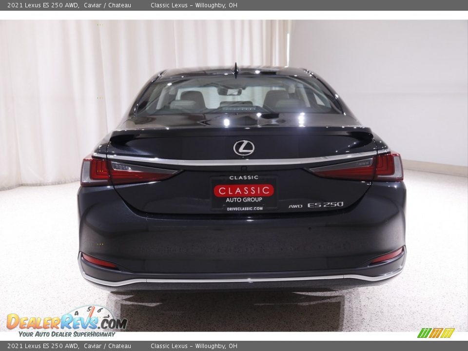 2021 Lexus ES 250 AWD Caviar / Chateau Photo #20