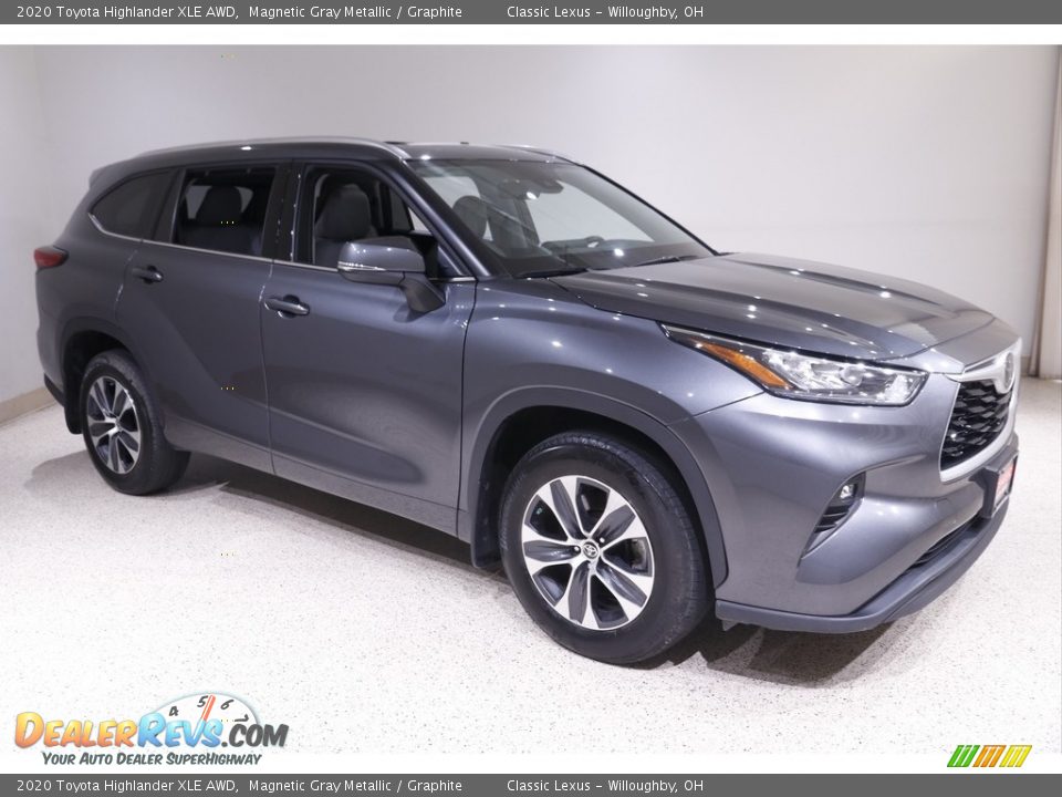 2020 Toyota Highlander XLE AWD Magnetic Gray Metallic / Graphite Photo #1