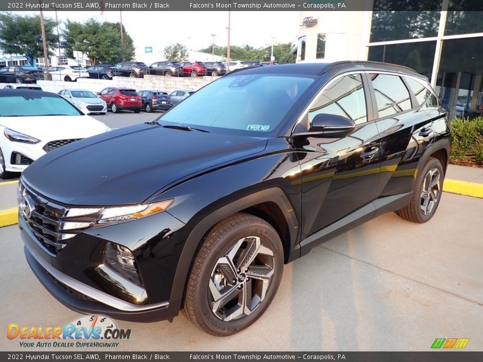 Front 3/4 View of 2022 Hyundai Tucson SEL AWD Photo #7