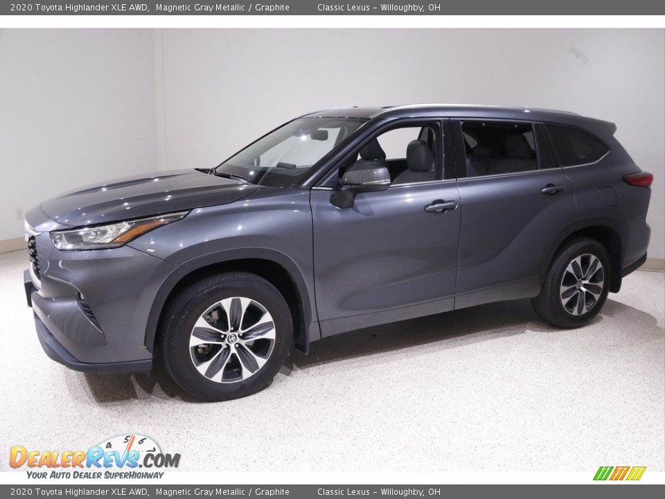 2020 Toyota Highlander XLE AWD Magnetic Gray Metallic / Graphite Photo #3