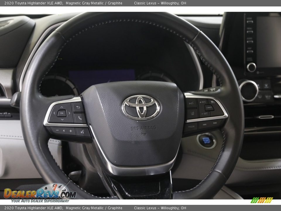 2020 Toyota Highlander XLE AWD Magnetic Gray Metallic / Graphite Photo #7