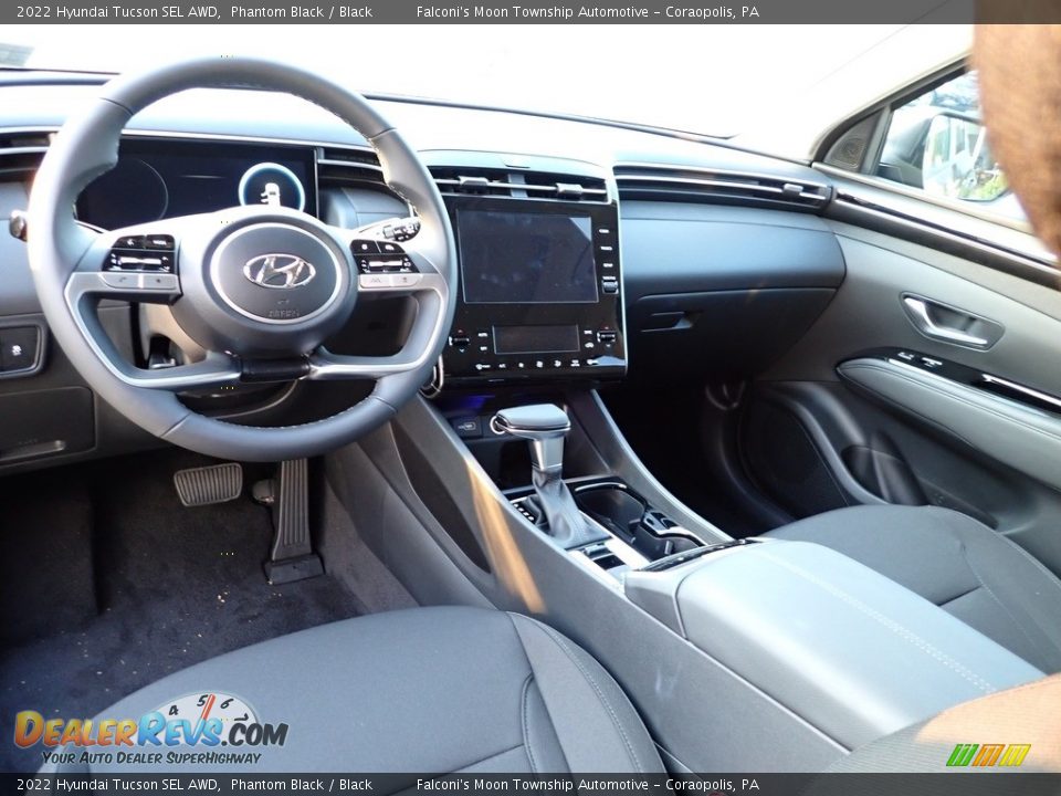 Black Interior - 2022 Hyundai Tucson SEL AWD Photo #13