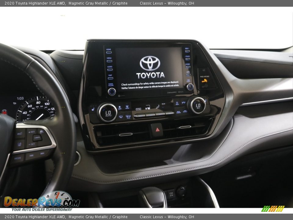 2020 Toyota Highlander XLE AWD Magnetic Gray Metallic / Graphite Photo #9
