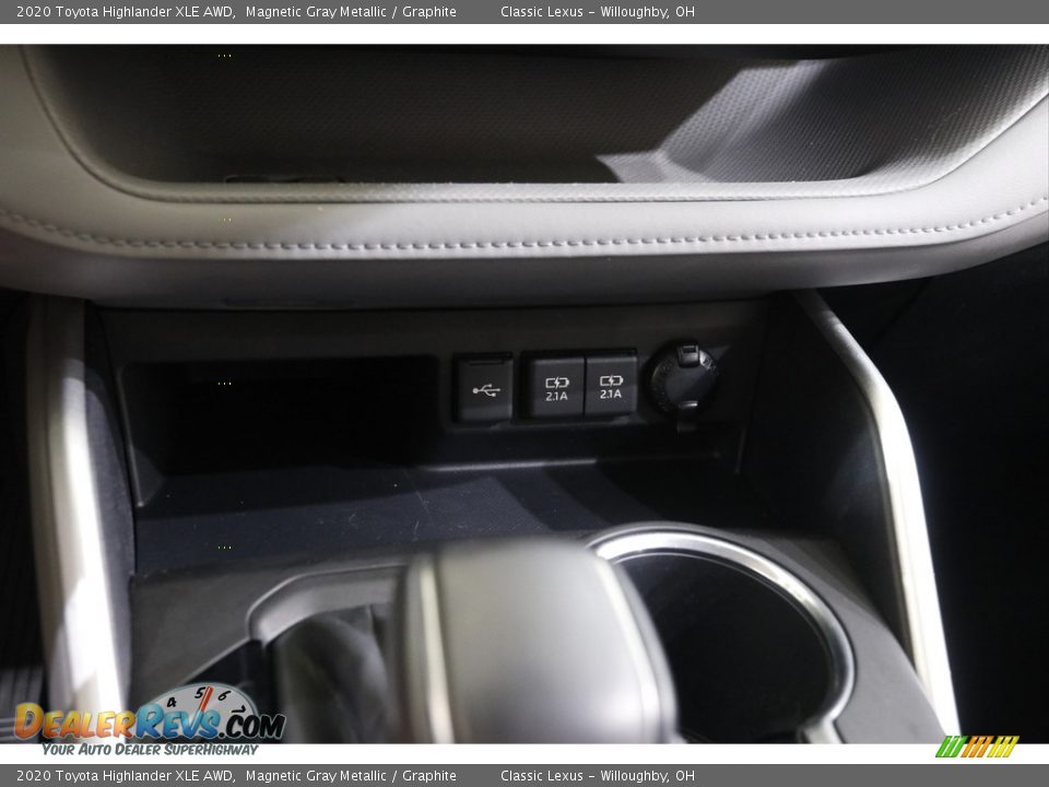 2020 Toyota Highlander XLE AWD Magnetic Gray Metallic / Graphite Photo #12