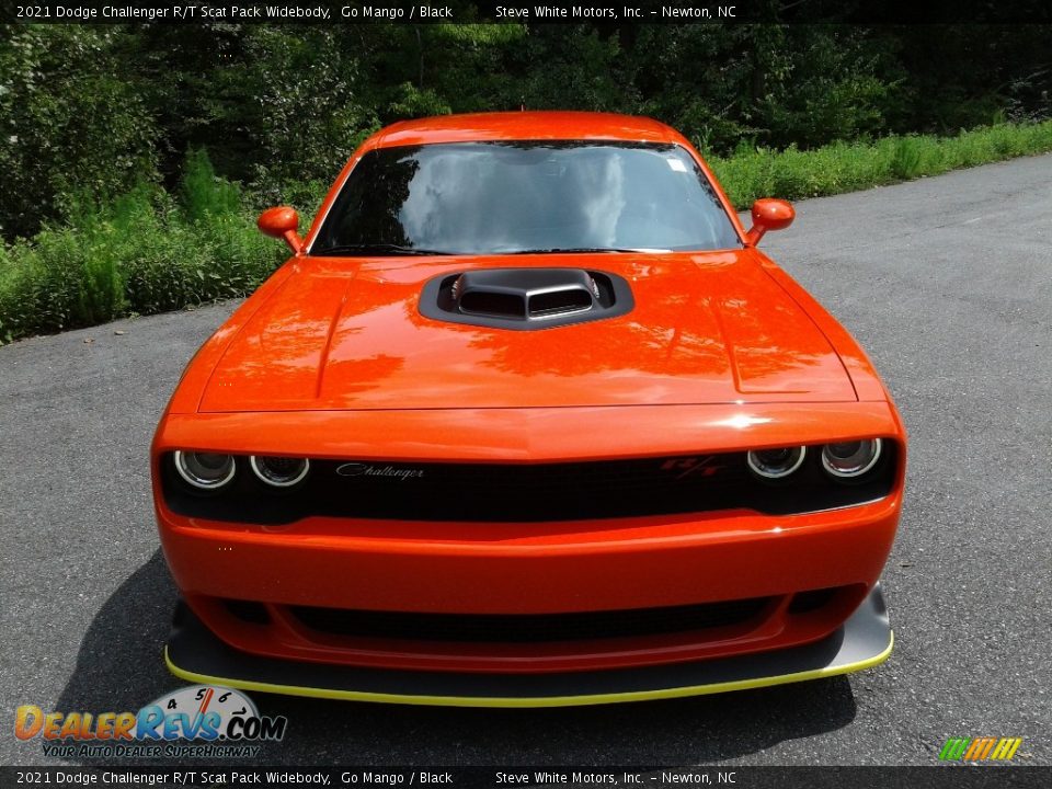 2021 Dodge Challenger R/T Scat Pack Widebody Go Mango / Black Photo #3