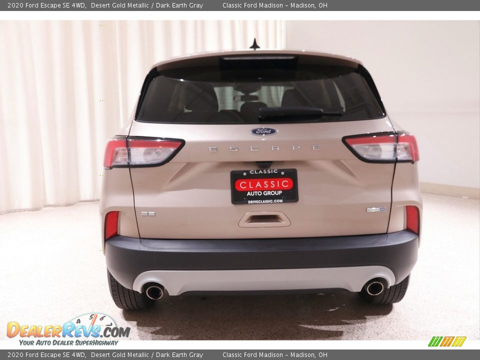 2020 Ford Escape SE 4WD Desert Gold Metallic / Dark Earth Gray Photo #18