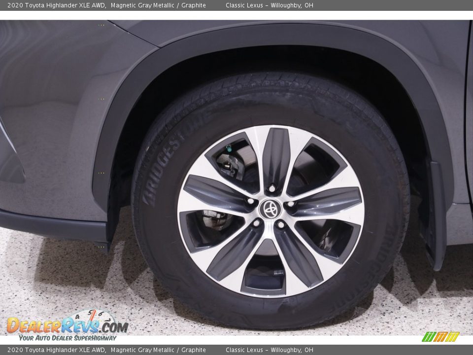 2020 Toyota Highlander XLE AWD Magnetic Gray Metallic / Graphite Photo #20