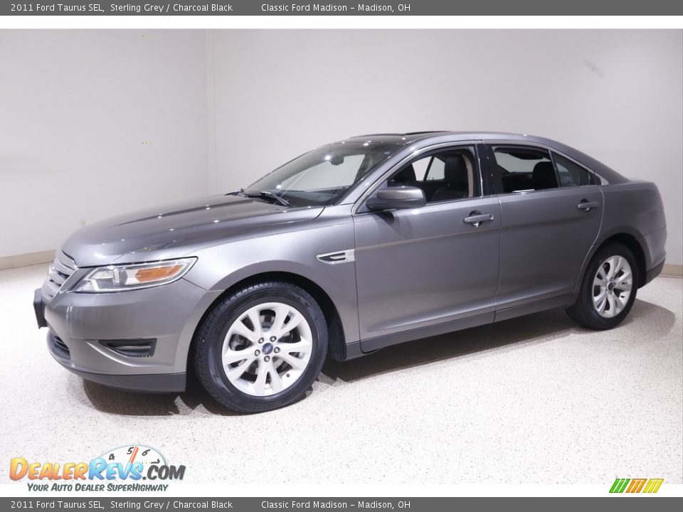 2011 Ford Taurus SEL Sterling Grey / Charcoal Black Photo #3