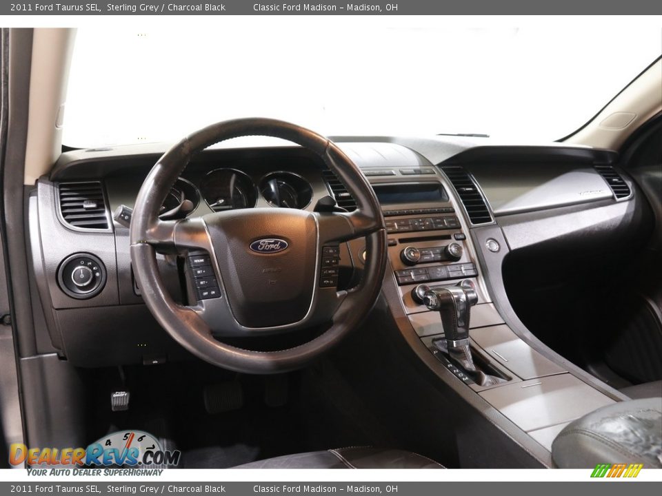 2011 Ford Taurus SEL Sterling Grey / Charcoal Black Photo #6