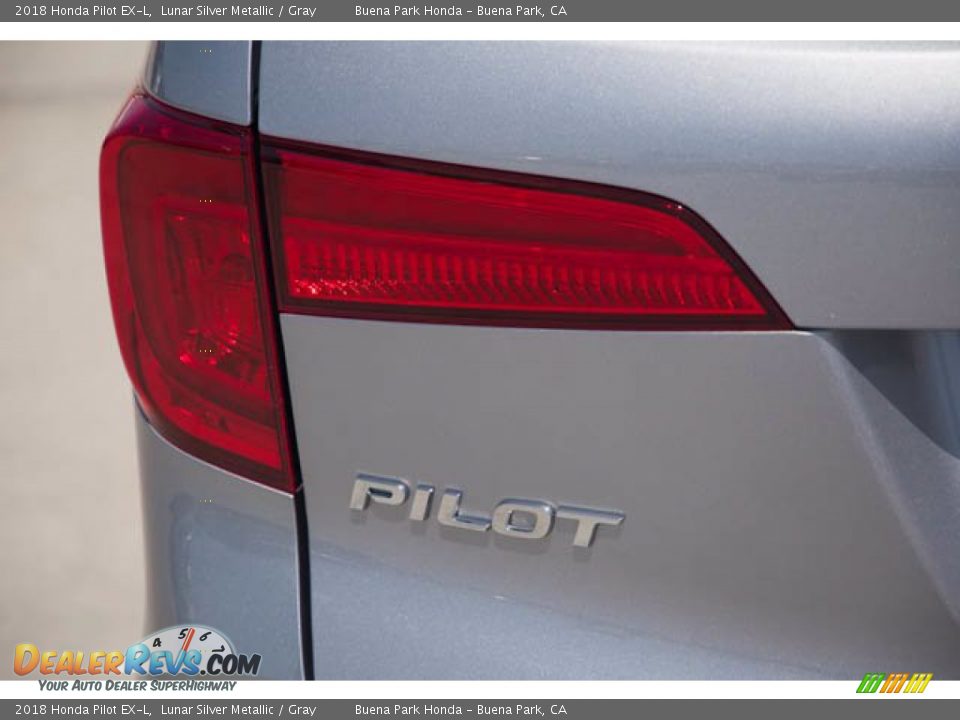 2018 Honda Pilot EX-L Lunar Silver Metallic / Gray Photo #10