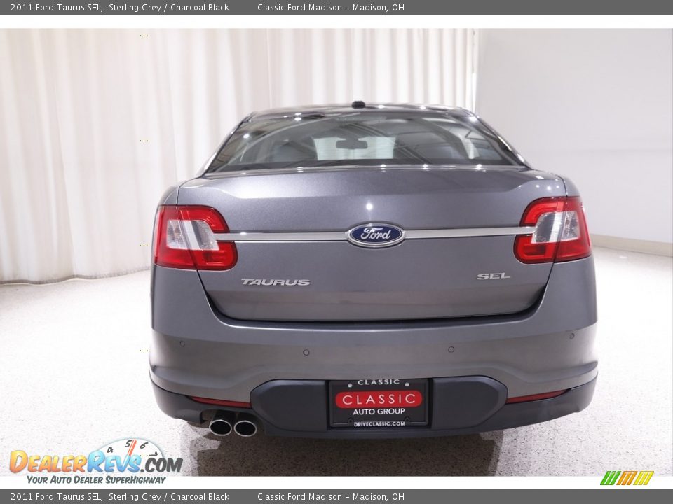 2011 Ford Taurus SEL Sterling Grey / Charcoal Black Photo #18