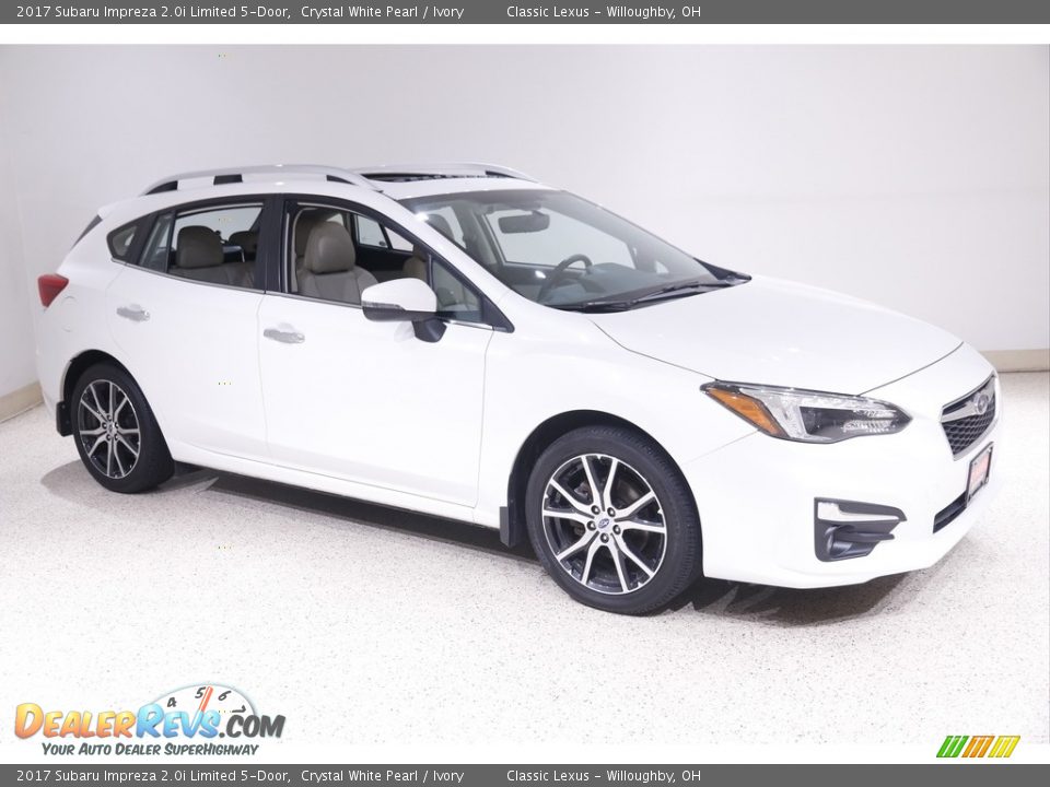 2017 Subaru Impreza 2.0i Limited 5-Door Crystal White Pearl / Ivory Photo #1