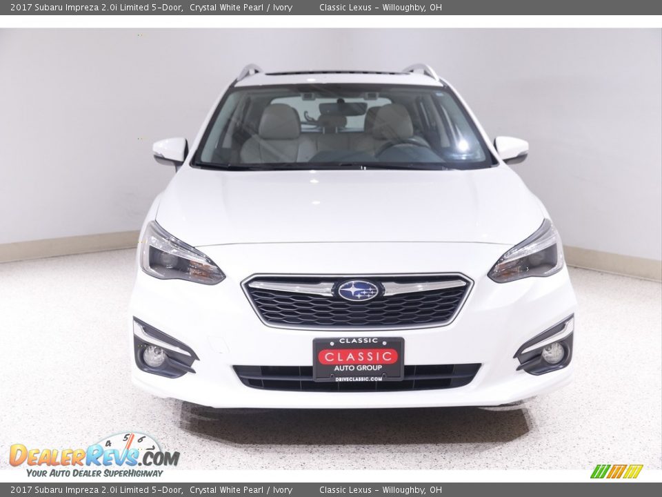 2017 Subaru Impreza 2.0i Limited 5-Door Crystal White Pearl / Ivory Photo #2