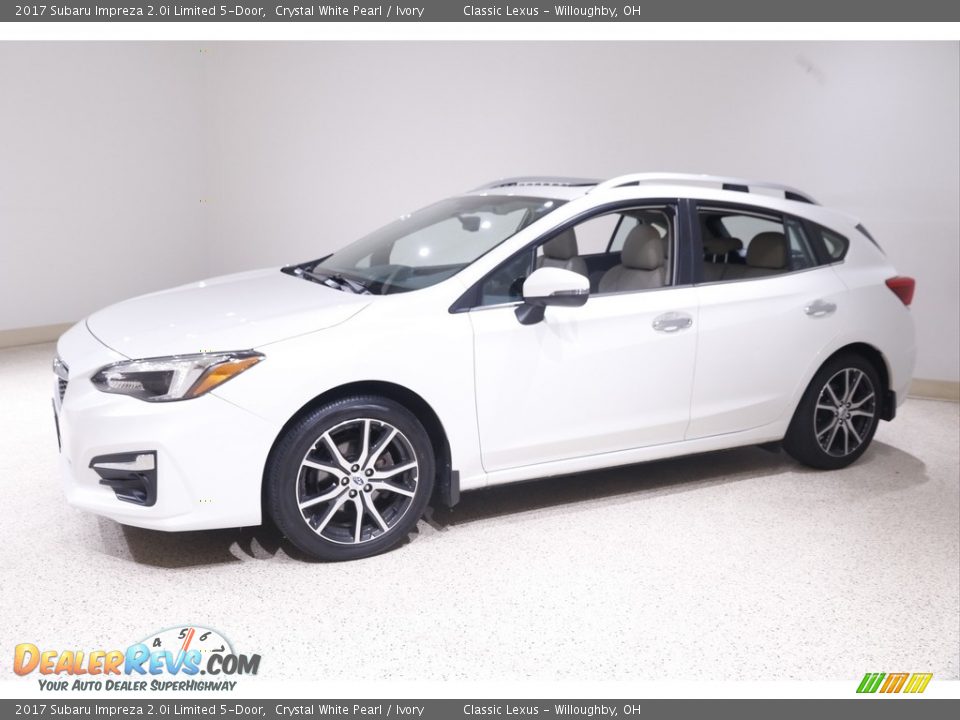 2017 Subaru Impreza 2.0i Limited 5-Door Crystal White Pearl / Ivory Photo #3