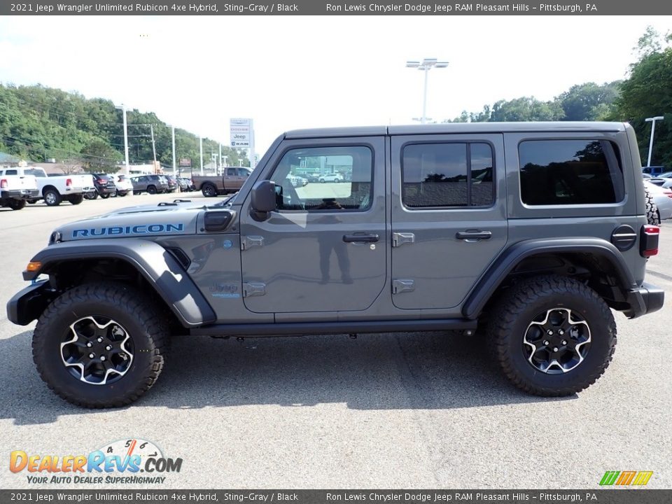 Sting-Gray 2021 Jeep Wrangler Unlimited Rubicon 4xe Hybrid Photo #2