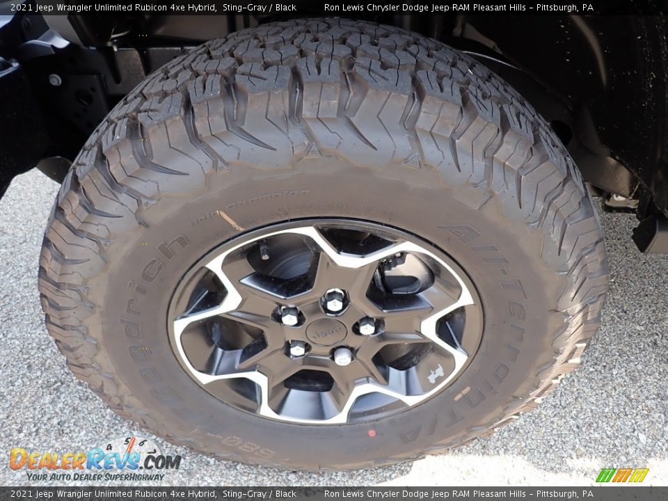 2021 Jeep Wrangler Unlimited Rubicon 4xe Hybrid Wheel Photo #10