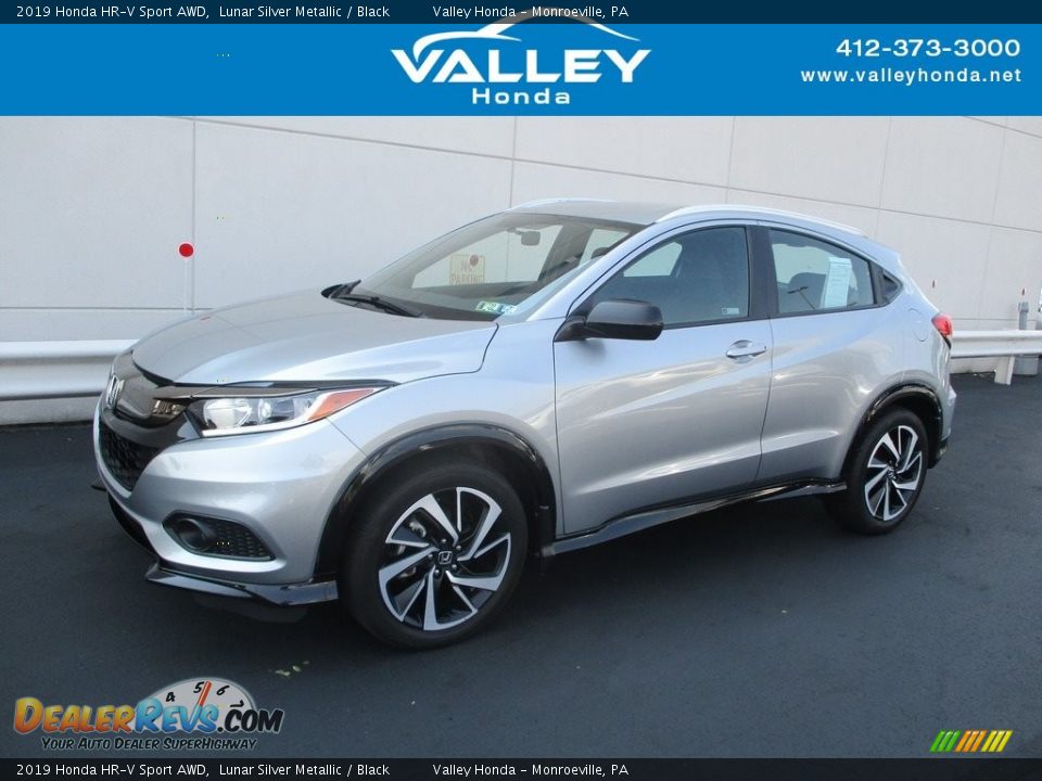 2019 Honda HR-V Sport AWD Lunar Silver Metallic / Black Photo #1