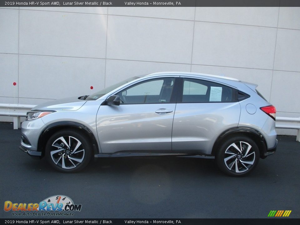 2019 Honda HR-V Sport AWD Lunar Silver Metallic / Black Photo #2