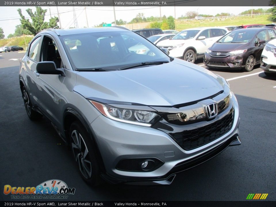 2019 Honda HR-V Sport AWD Lunar Silver Metallic / Black Photo #8