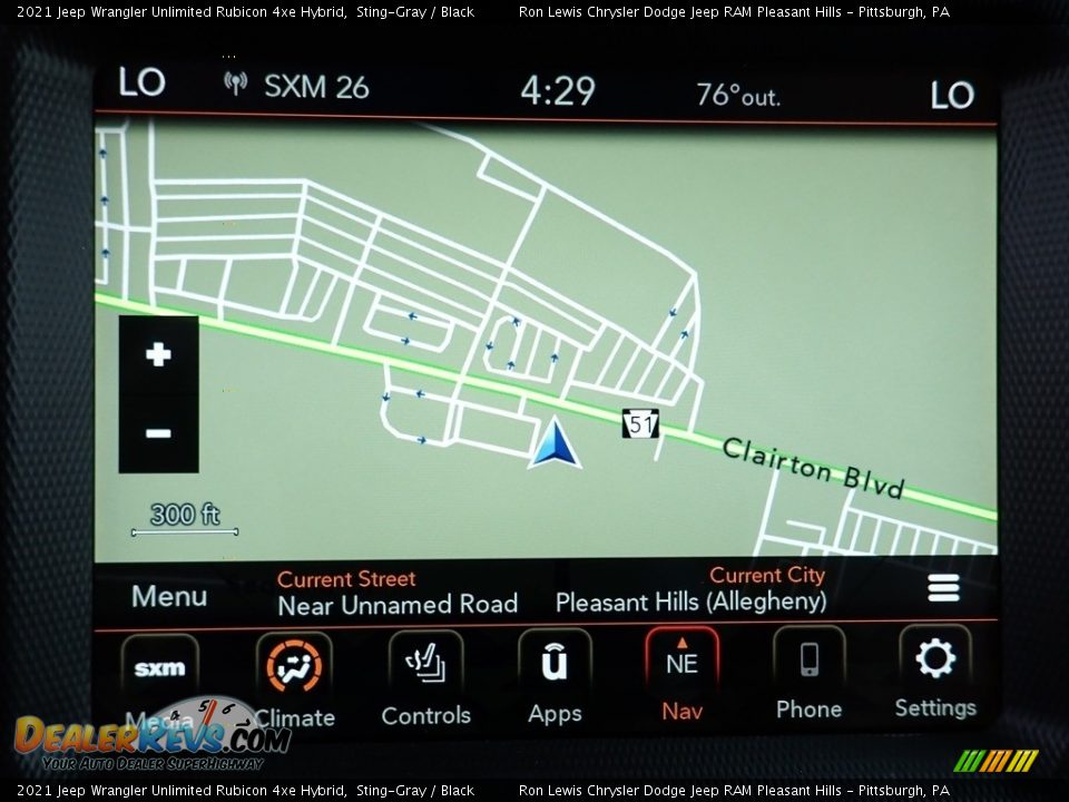 Navigation of 2021 Jeep Wrangler Unlimited Rubicon 4xe Hybrid Photo #18