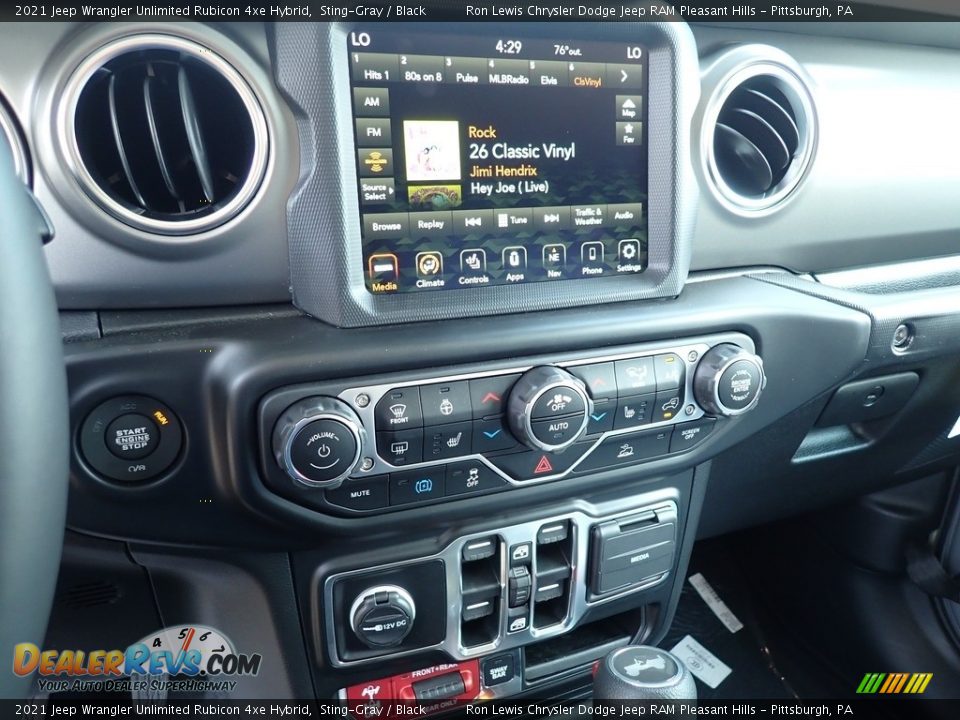 Controls of 2021 Jeep Wrangler Unlimited Rubicon 4xe Hybrid Photo #20