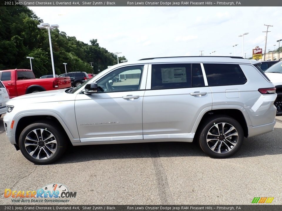 2021 Jeep Grand Cherokee L Overland 4x4 Silver Zynith / Black Photo #2
