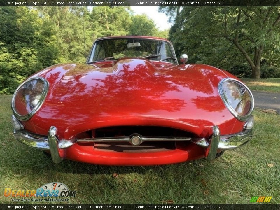 Carmen Red 1964 Jaguar E-Type XKE 3.8 Fixed Head Coupe Photo #7